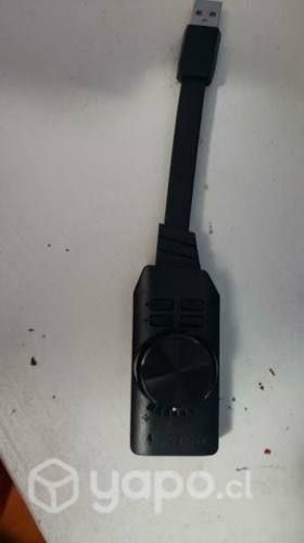 Tarjeta de sonido gamer 7.1