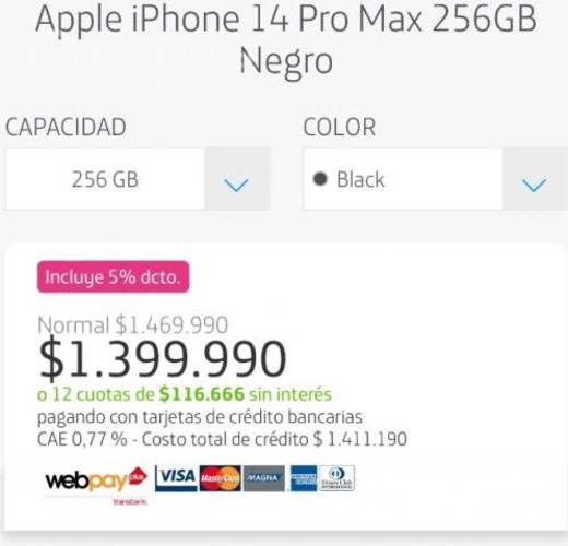 Iphone 14 Pro Max 256 gb