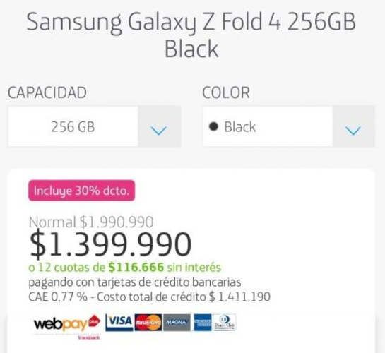 Samsung Galaxy Z Fold 4 256Gb