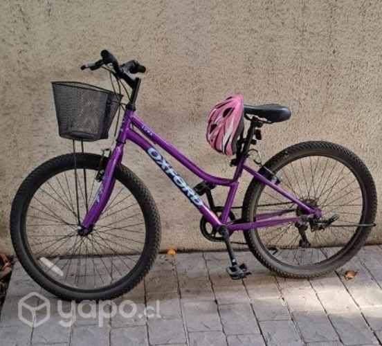 Bicicleta como nueva con canasto