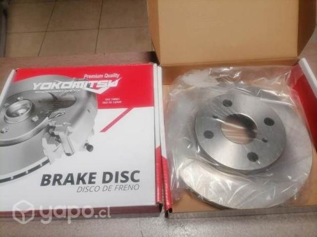 Kit 2 discos de freno toyota tercel promocion
