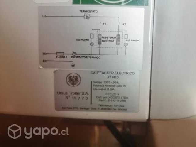 Convector Eléctrico Ursus Trotter