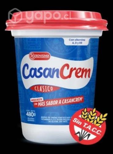Casacrem 480 gramos sin gluten