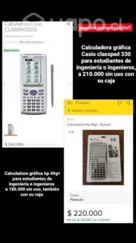Calculadoras graficas