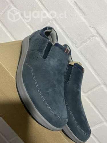 Zapatos Clarks Shoda Hombre Free Navy Nubuck