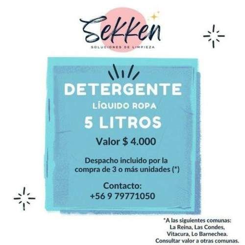 Detergente líquido 5 litros