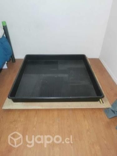 Bandeja de cultivo 120x120cm + base con ruedas