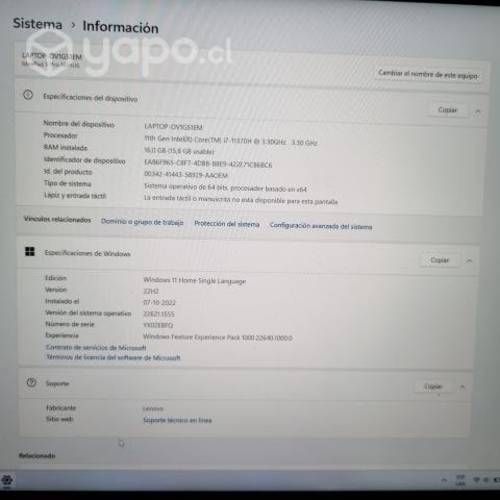 Notebook Lenovo ideaPad 5 pro