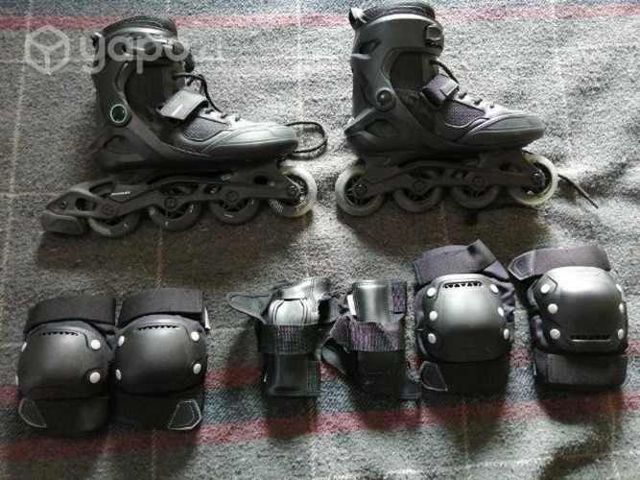 Patines talla 40 y hombre y protecciones talla M
