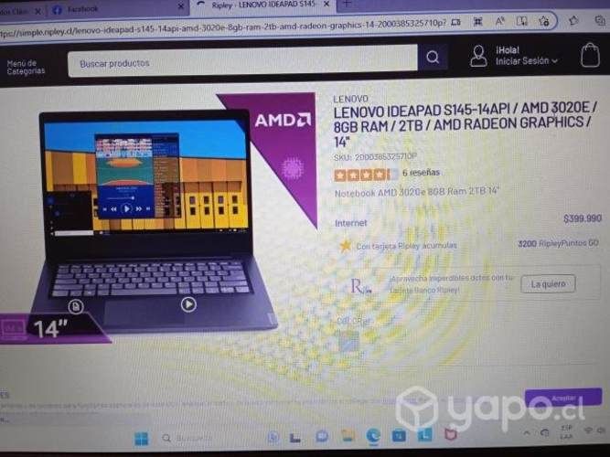 Lenovo Ideapad s145-14api