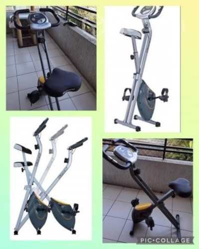 Bicicleta estática plegable