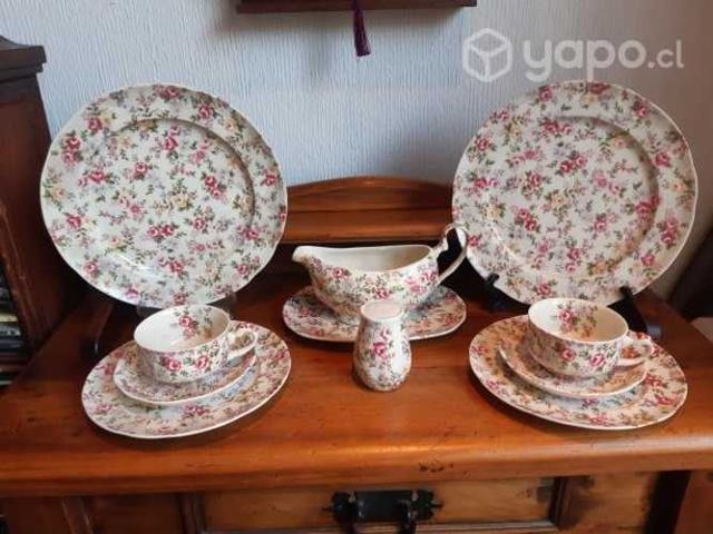 Fina porcelana china William James sin uso