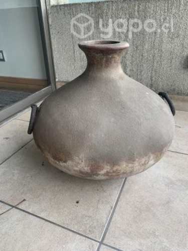 Gran Jarron de cerámica color tierra Impecable