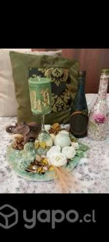 Centros de mesa vintage