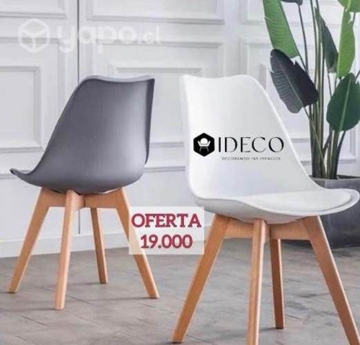 Sillas nuevas al mayor y detalle.