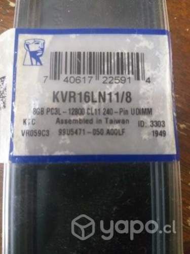 Tarjeta memoria pc 8 gigas nueva , sin uso