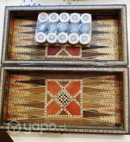 Hermoso Juego de Backgammon