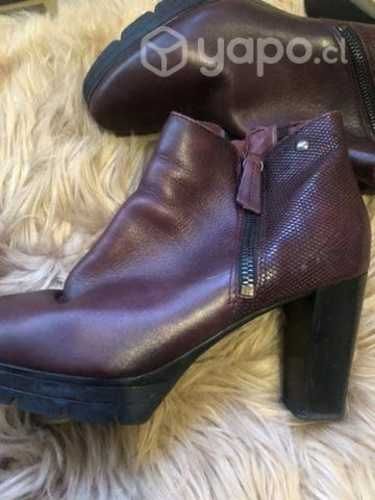 Lindos botines hush puppies de cuero n39