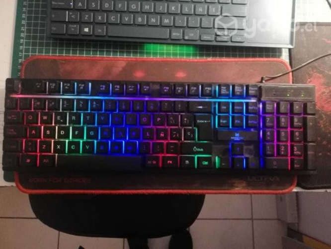 Teclado +mouse + audifonos+ mousepad moster games