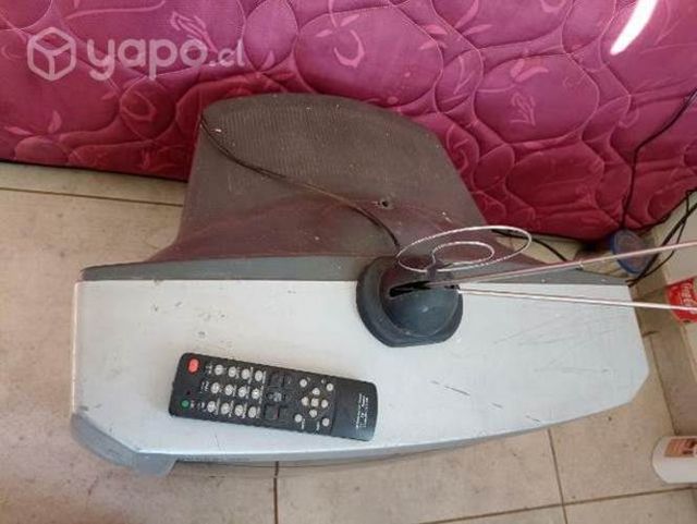 Tele antiguo de cola + equipo Panasonic