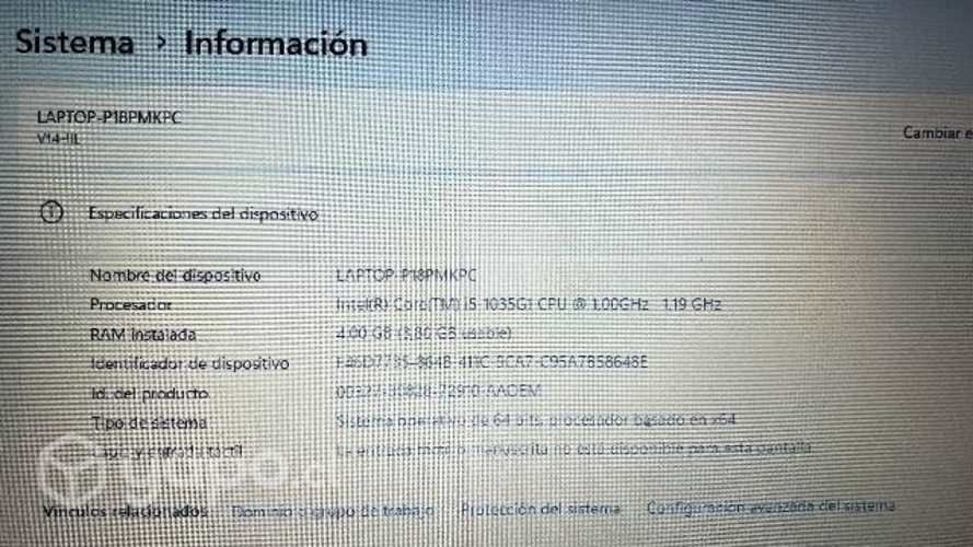 Notebook Lenovo V14-IIL Core i5