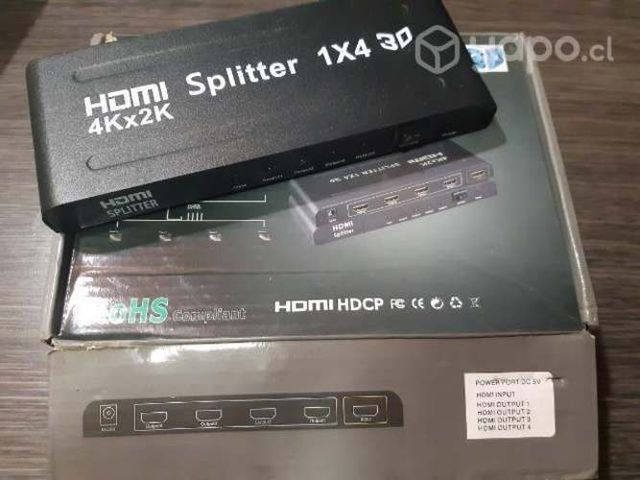 Splitter hdmi nuevo 1x4