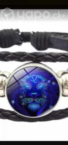 Pulsera con colgante del Signo Zodiacal Leo