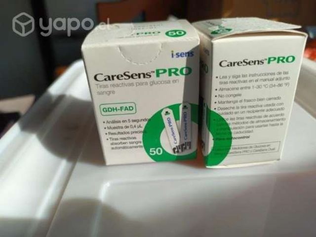 Tiras reactivas para glucosa en sangre