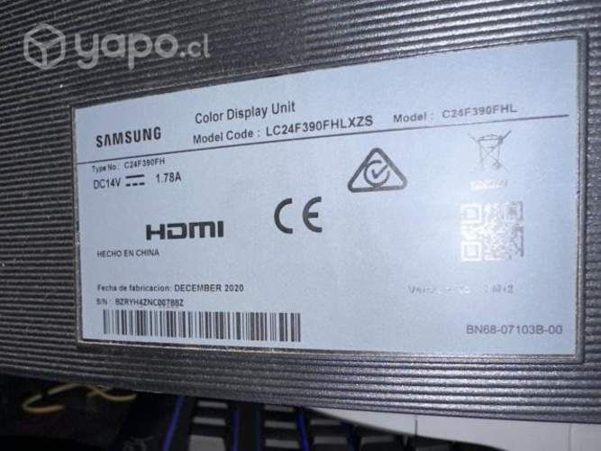 Monitor Led Samsung Curvo Full HD