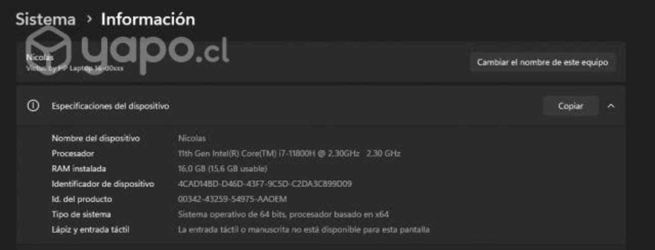 Notebook Gamer Hp Victus Intel I7 RTX 3060