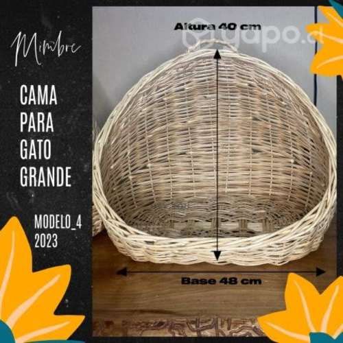Cama Mascota Mimbre