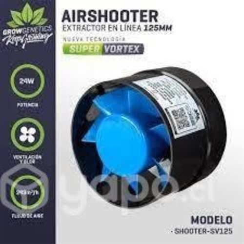 Extractor 125mm Airshooter Growgenetic