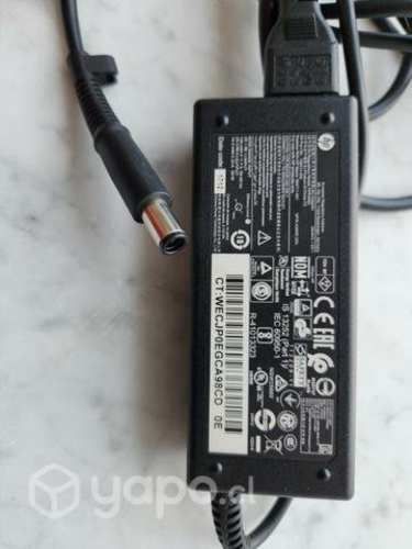 Cargador HP Original Punta Negra 65W