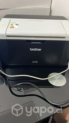 Impresora Brother Láser blanco y negro con toner