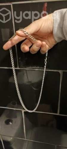 Cubana de plata fina 925