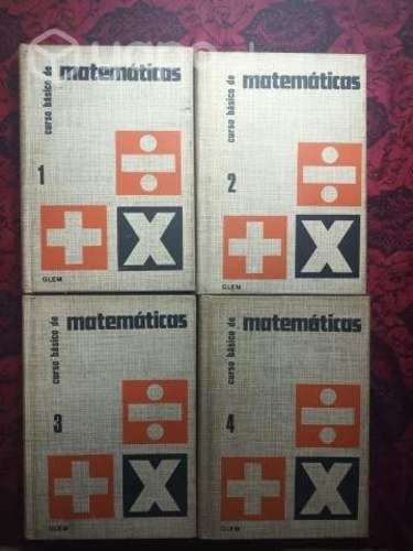 Curso Básico de Matemáticas, 4 tomos. Tapa dura