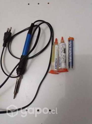 Cautin flux y pasta de soldar