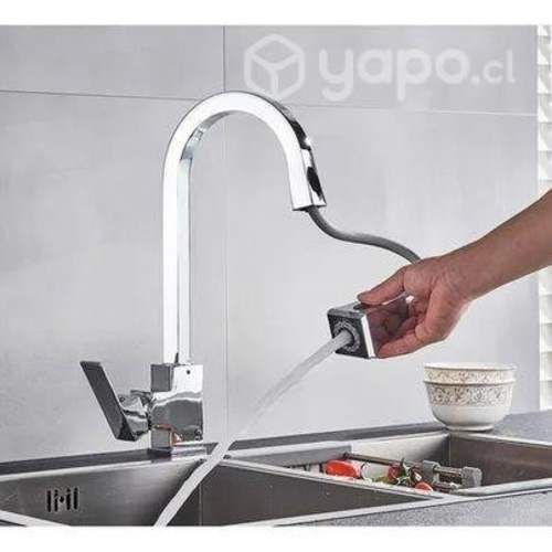 Llave Monomando Lavaplatos De Lujo Extensible