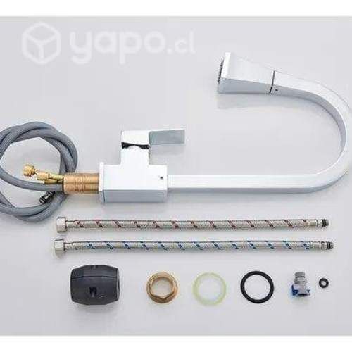 Llave Monomando Lavaplatos De Lujo Extensible