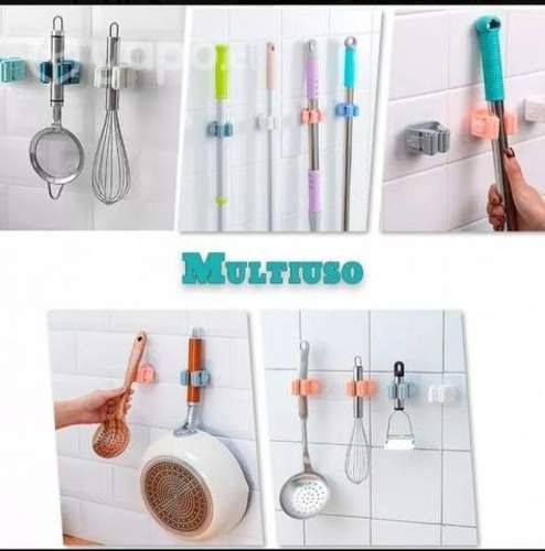 Soporte para las escoba pack 4