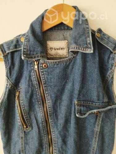 Jardinera enterito jeans mezclilla