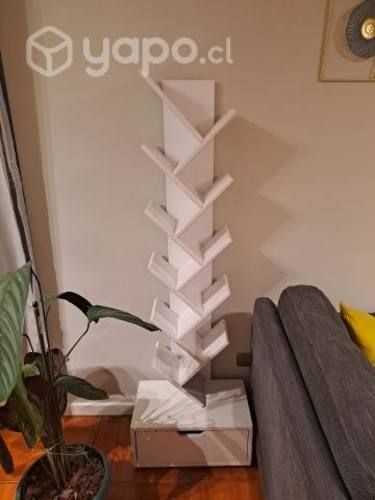 Repisa Grande De Piso Para Libros Incluido Cajón