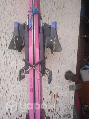 Tablas de ski con retenedor de botas