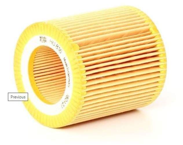 Filtro de aceite BMW serie 7/Z4/5/X3/6/1/3/X5/X6 +