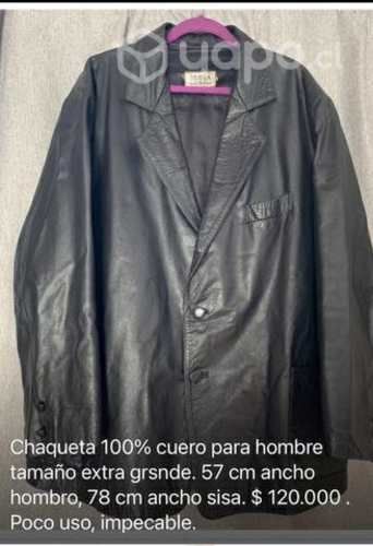 Chaqueta de 100% cuero