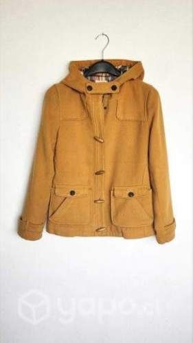 Abrigo corto con gorro Mujer