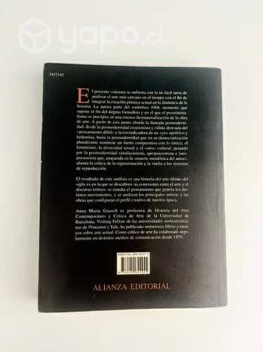 El arte último del siglo XX, Anna María Guasch