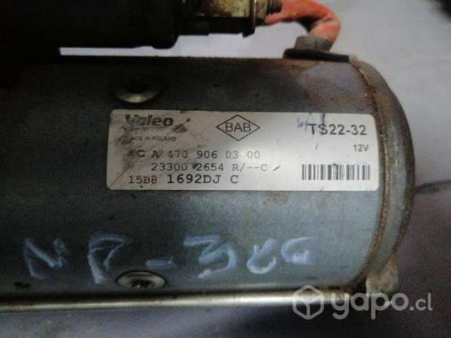 Motor de partida Nissan np300 2.3 año 2016