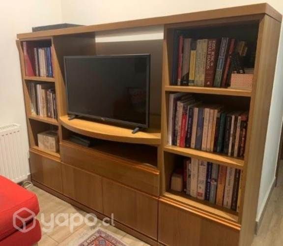 Mueble librero Rack TV Italiano impecable