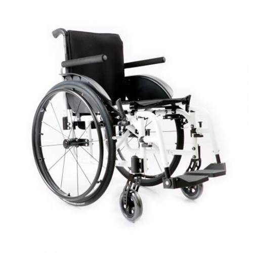 Silla de Ruedas de aluminio de plegado lateral